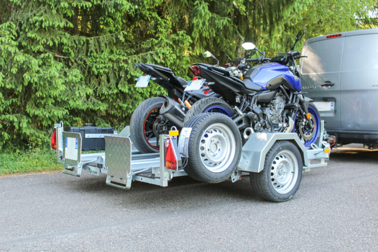 Prikolica za prevoz motorja Debon Roadster Moto